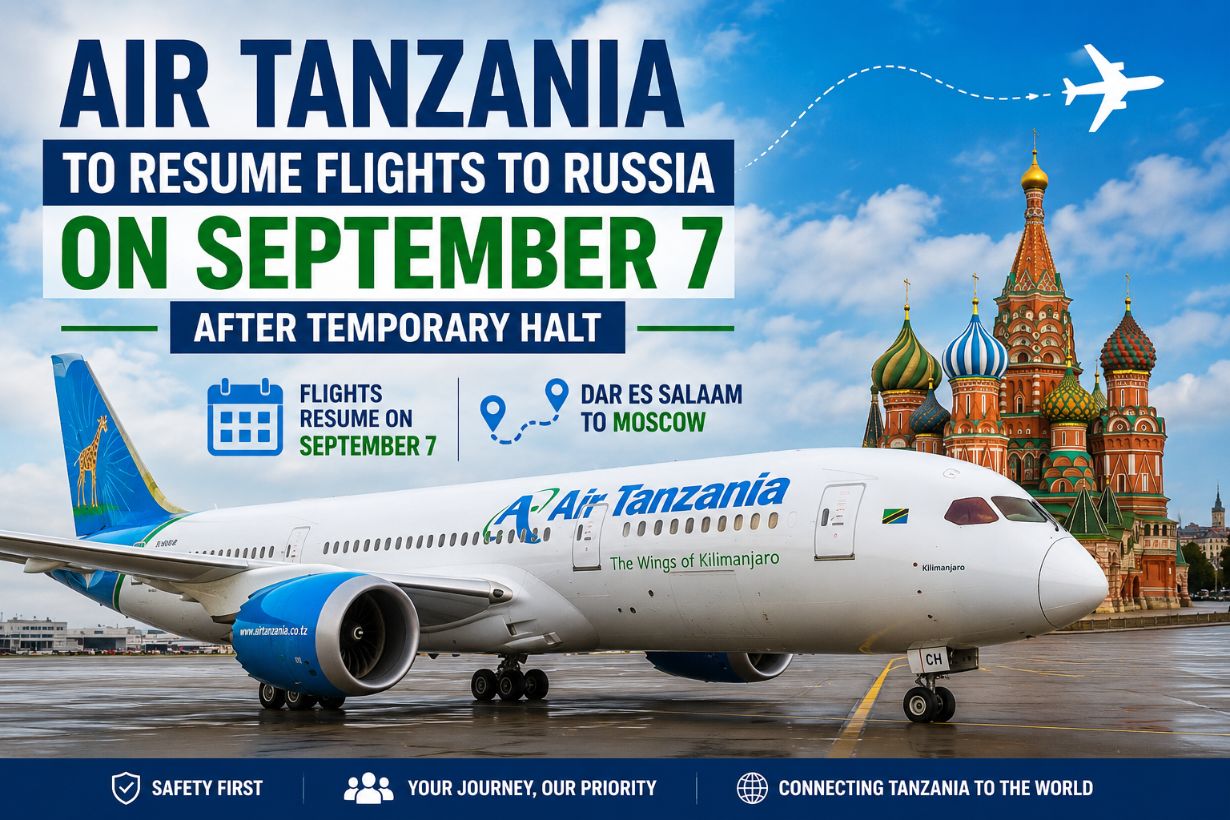 Air Tanzania Russia flights